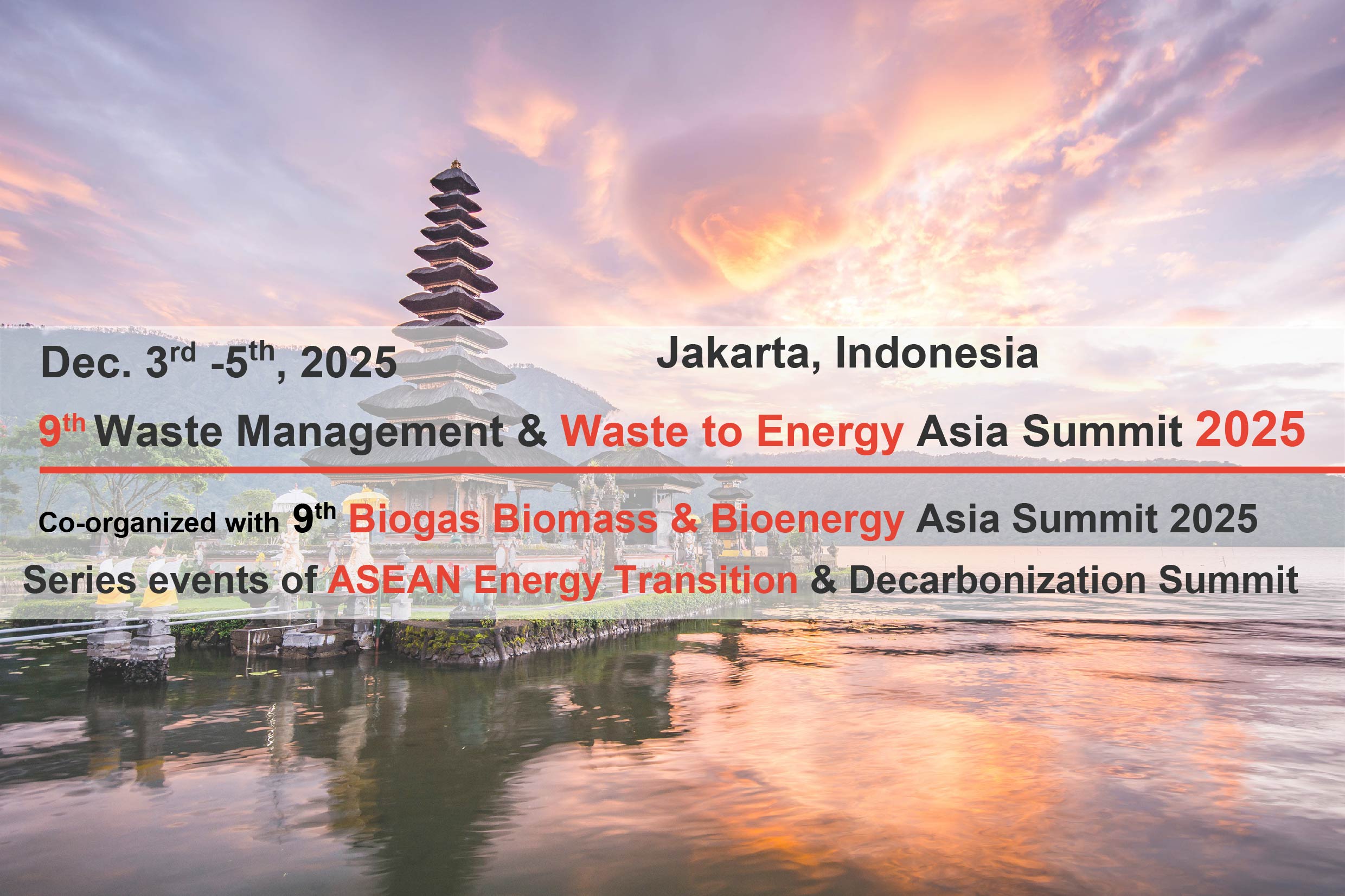 Waste to Energy Asia Summit 2025 Indonesia Focus